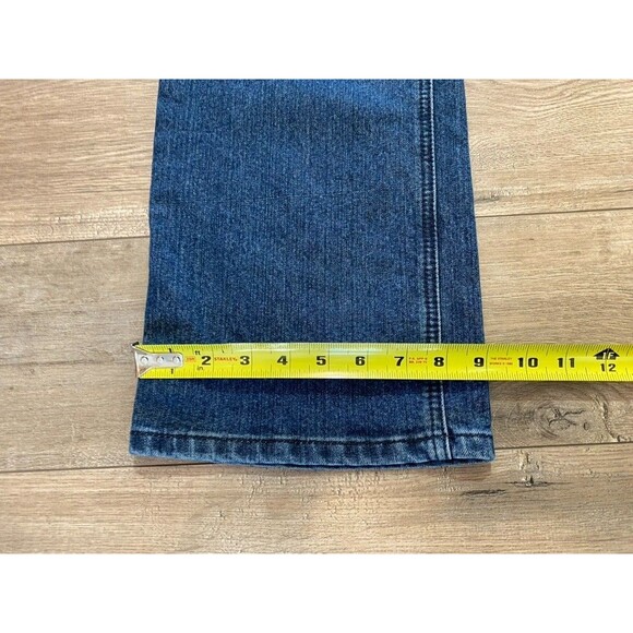 ARIAT BLADE RELENTLESS Mens 30X34 Western Embroidered Relaxed Boot Blue Jeans - Picture 5 of 10